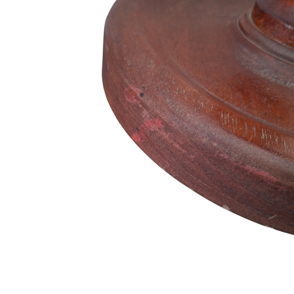 Wooden game wheel vintage handmade Vintage Wooden Roulette Wheel Decor - Picture 10 of 11